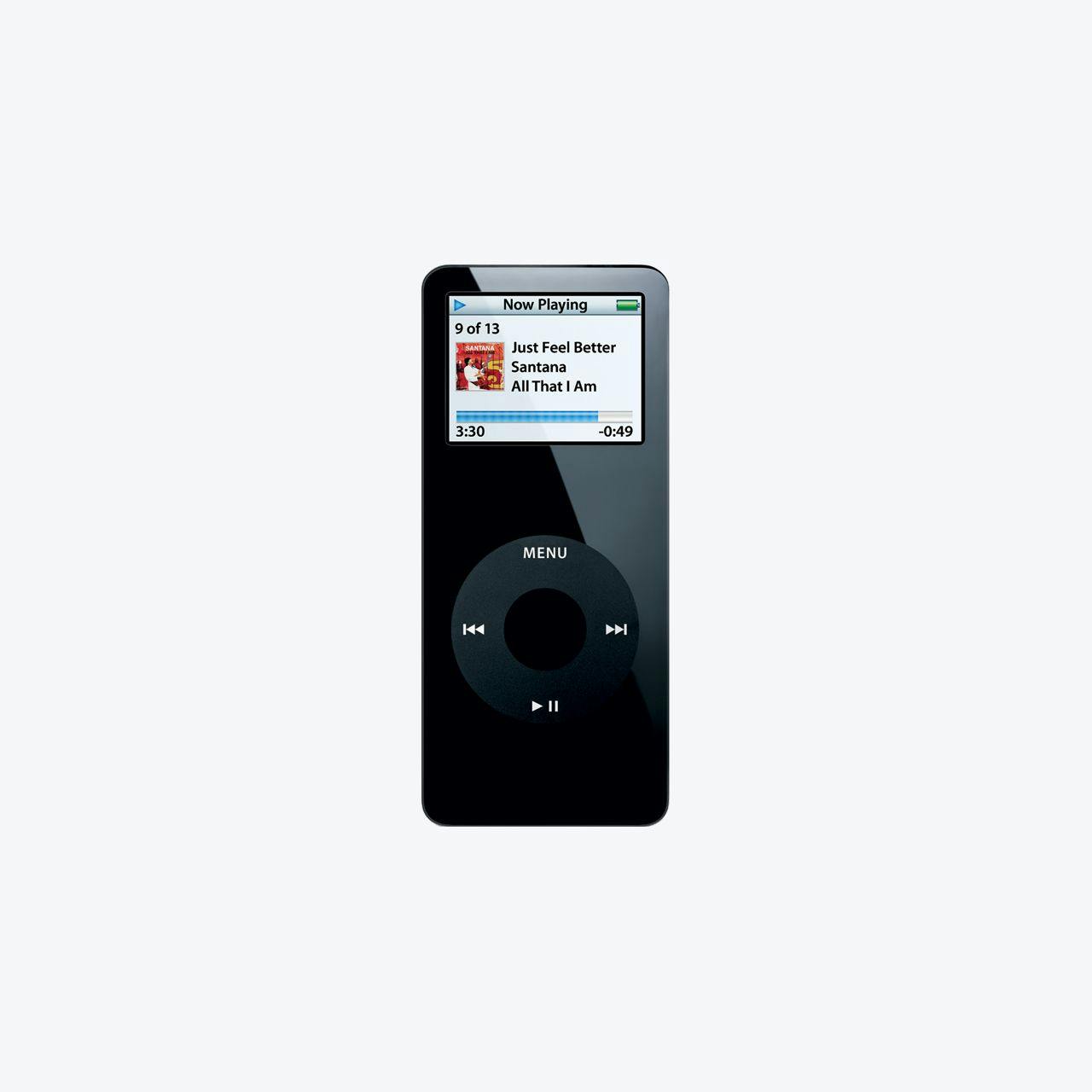 Image of a iPod Nano 2nd Generation.